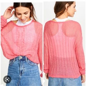NWT Free People Angel drop
shoulder sweater